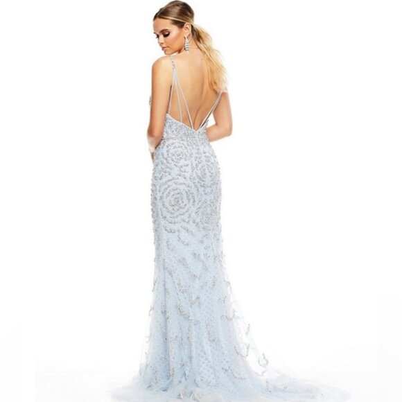 Gianni Bini Beaded & crystals Blue dress - Picture 4 of 4